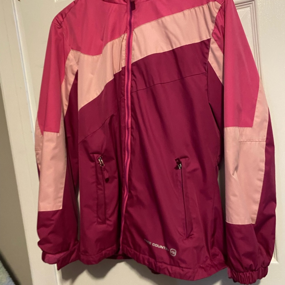 Pink winter coat